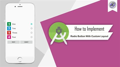How To Implement Radio Button With Custom Layout In Android Studio