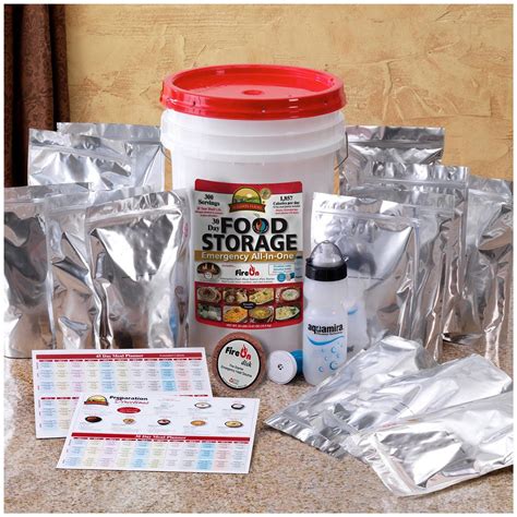 Food is good until 05/2032. Augason Farms™ 30-day Emergency Pail - 296921, Survival ...