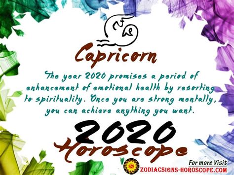Capricorn Horoscope 2020 Yearly Zodiac Predictions Capricorn