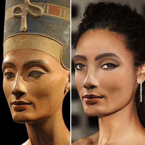 photos show what historical figures would look like today queen nefertiti ancient egyptian