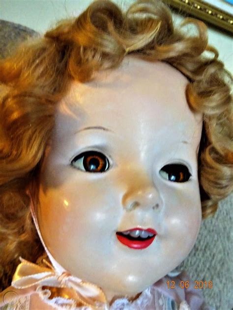 1930s Shirley Temple Flirty Eye Baby Doll 28 Composition With Cloth