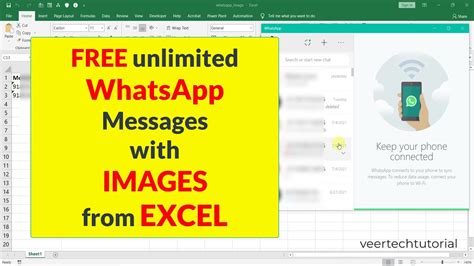 Send Free Whatsapp Messages With Image From Excel Youtube