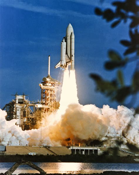 Columbia initiated the space shuttle flight program when it lifted off pad a in the launch complex 39 area at ksc on april 12, 1981. 12 April 1981, 12:00:03 UTC, T minus Zero - This Day in ...