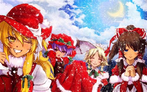 Cool Anime Christmas Wallpapers Wallpaper Cave