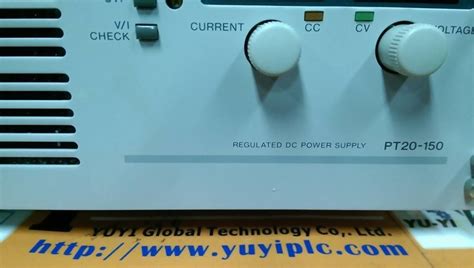 texio kenwood regulated dc power supply pt20 150