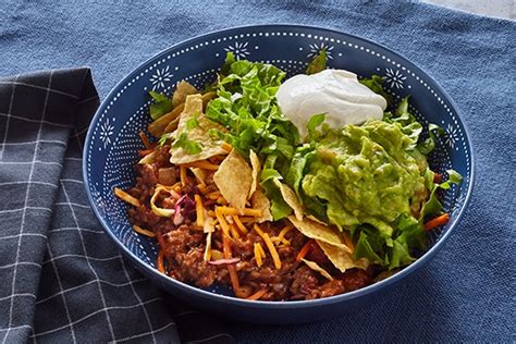 Beef Taco Bowls Mission Foods