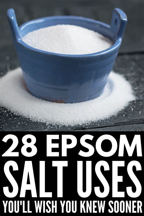 28 Epsom Salt Uses Youll Wish You Knew Sooner