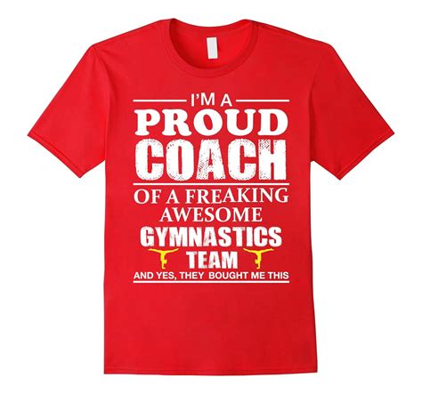 Proud Gymnastics Coach Shirt T For Gymnastics Coach Td Teedep