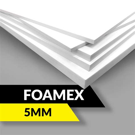 White Foam Board Pvc Light Weight Signage Sheet 5mm 3mm Foamex