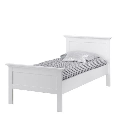 Single Bed 90 X 200 In White