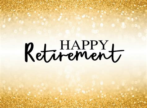 Gold Retirement Party Backdrop Glitter Congratulation Etsy