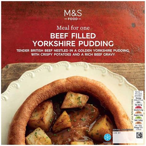 Mands Roast Beef Yorkshire Pudding Meal Ocado