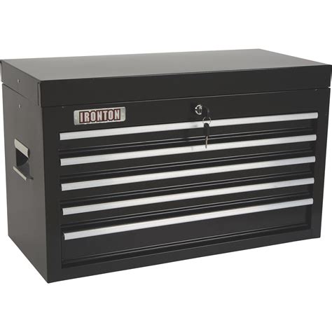 Ironton 26in 5 Drawer Top Tool Chest — 26inw X 12ind X 16inh