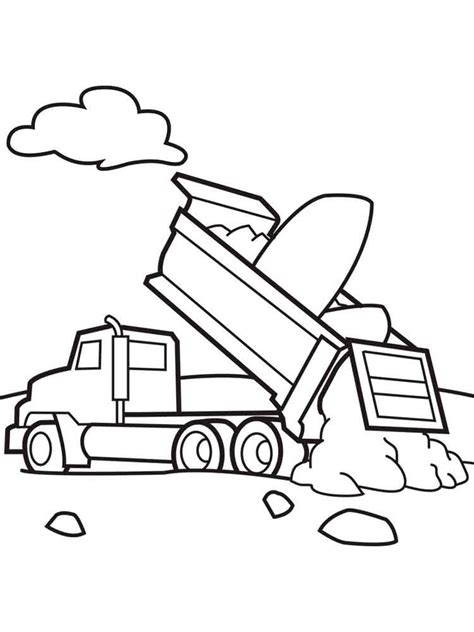 Free download 37 best quality free printable construction coloring pages at getdrawings. Dump Truck coloring pages. Free Printable Dump Truck ...