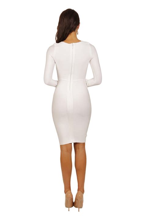 Brianna Dress White Size L Clearance Sale Noodz Boutique