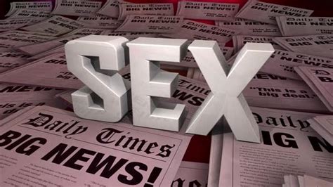 sex newspaper headlines scandal big news affairs 3d animation motion graphics