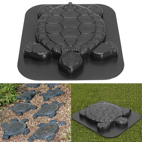 Kadell Creative Concrete Cement Mold Turtleflower Design Stepping