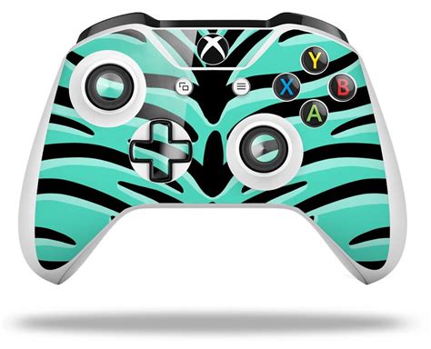 Xbox One X And One S Wireless Controller Skins Teal Tiger Uskins