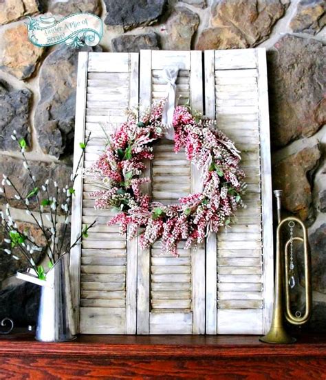 Diy Home Decor 18 Ways To Repurpose Old Shutters Style Motivation