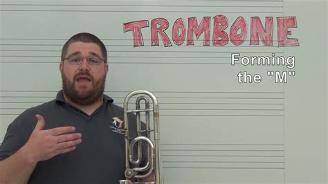 Etth Trombone Forming The M Youtube