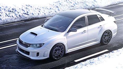Beast In The Snow Subaru Wrx Sti Finished Projects Blender