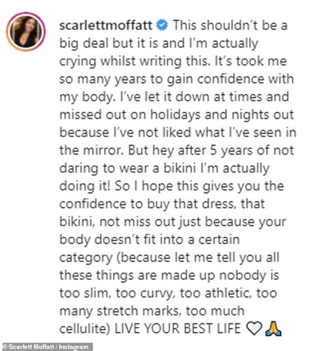 Scarlett Moffatt Wows In A Busty Swimwear Selfie Daily Mail Online