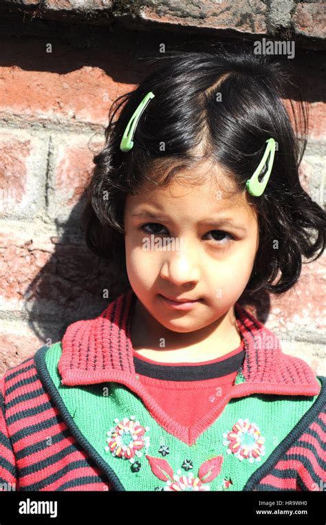 Cute Beautiful Girl Kashmir India Photo Copyright © By Saji Maramon