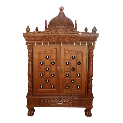Wooden Prayer Pooja Cabinet Mndr 0104
