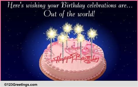 A Sparkling Birthday Wish Free Birthday Wishes Ecards Greeting Cards