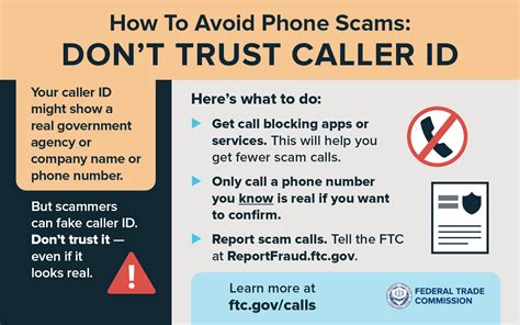 How To Avoid Phone Scams Dont Trust Caller Id Infographic Consumer