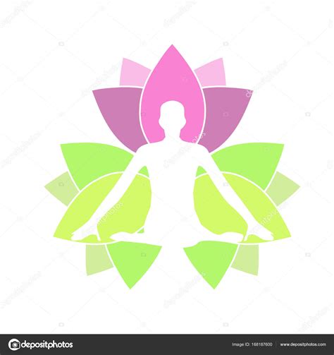 Lotus Flower Symbol Yoga Stock Illustration By ©shawlin 168187600