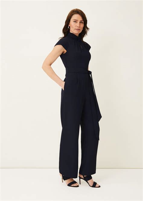 Jumpsuits Womens Phase Eight Bree Jumpsuit Navy — Masnpaws