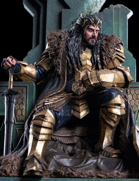 Weta Workshop King Thorin On Throne The Hobbit Hobbit Poster Lord