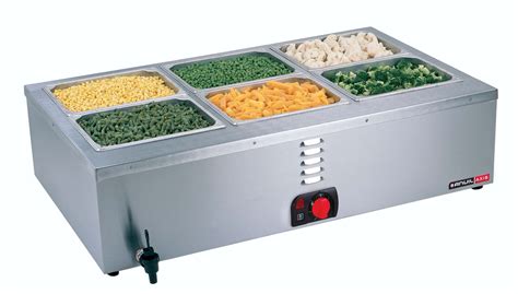 Bain Marie Table Top 3 Division Catro Catering Supplies And