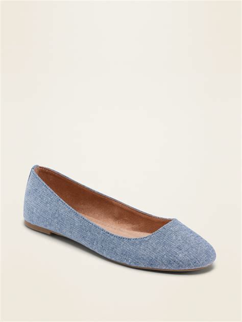 Chambray Ballet Flats For Women Old Navy Me Too Shoes Ballet Flats