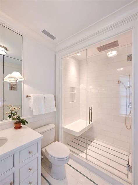 Also consider recessed designs to give you more elbow room. White Bathroom Ideas - These 27+ dazzling white washrooms ...