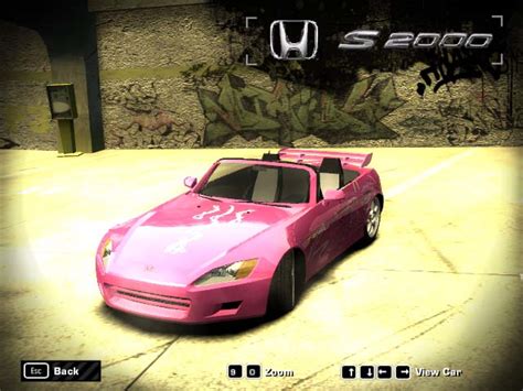 Need For Speed Most Wanted Honda S2000 Coupe Nfscars