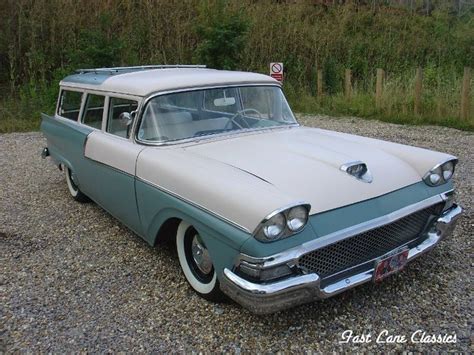 1958 Ford 2 Door Wagons 58 Ford Custom Surf Wagon For Sale 1958 Ford