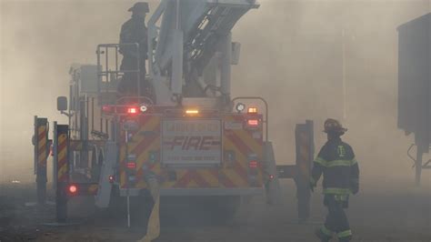 Firefighters Fight Massive Scrapyard Fire On Indys South Side