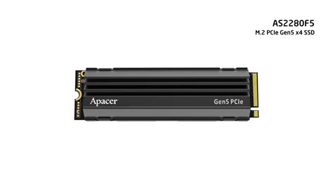 Apacer Unveils Pcie Gen 5 M2 Nvme Consumer Ssds With 13000 Mbs Read