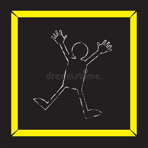 Police Chalk Outline Stock Vector Illustration Of Accident 30840381