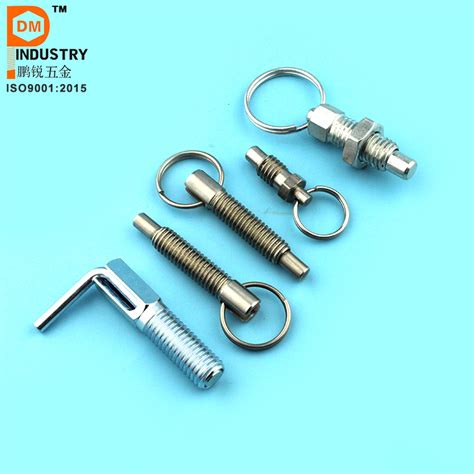 Locking Type Pull Ring Retractable Spring Plunger Indexing Plunger Pull Pin Quick Release Self