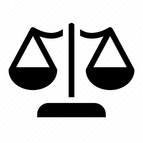 Balance Fair Judge Justice Scale Icon