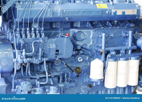 Manufacture Of Marine And Industrial Diesel And Gas Engines Stock Photo