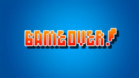 Game Over Hd Games 4k Wallpapers Images Backgrounds