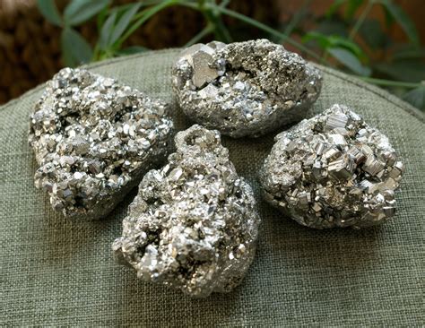 Raw Pyrite Stone Rough Crystal Healing Tool Fools Gold Etsy