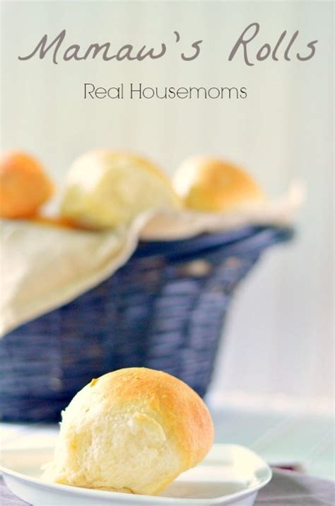 mamaw s rolls for the cinammon rolls use this dough recipe recipes dinner rolls recipe