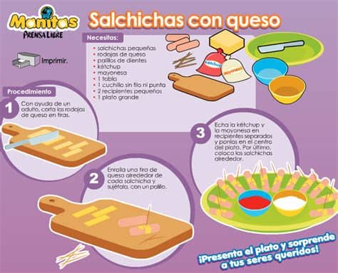 Recetas de cocina caseras, recetas de tapas, recetas de postres, recetas de pasta, recetas de ensaladas, recetas con pollo, recetas de estudiantes y recetas universitarias. Salchichas con queso - Hago mi TareaHago mi Tarea