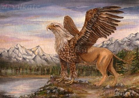 Gryf Griffin Mythological Creatures Mythical Creatures Greek And