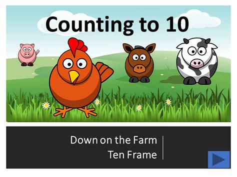 Counting 1 To 10 Down On The Farm Teaching Resources